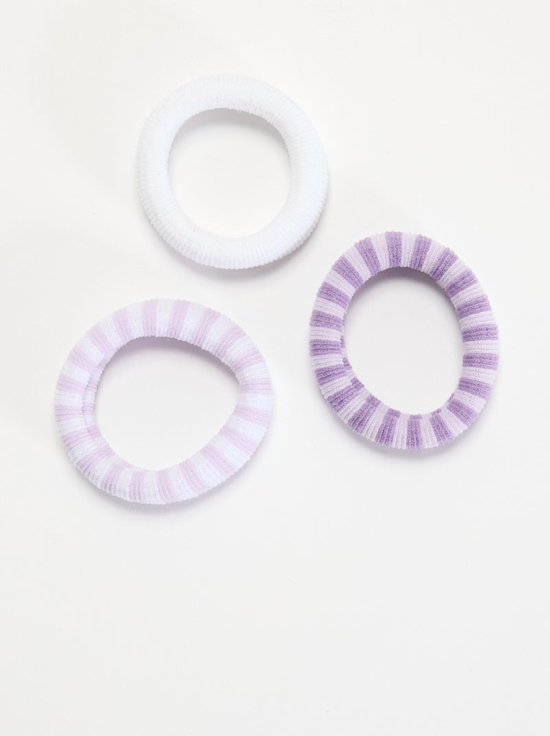 Pack de 3 gomas de espuma Purpura - Kiabi