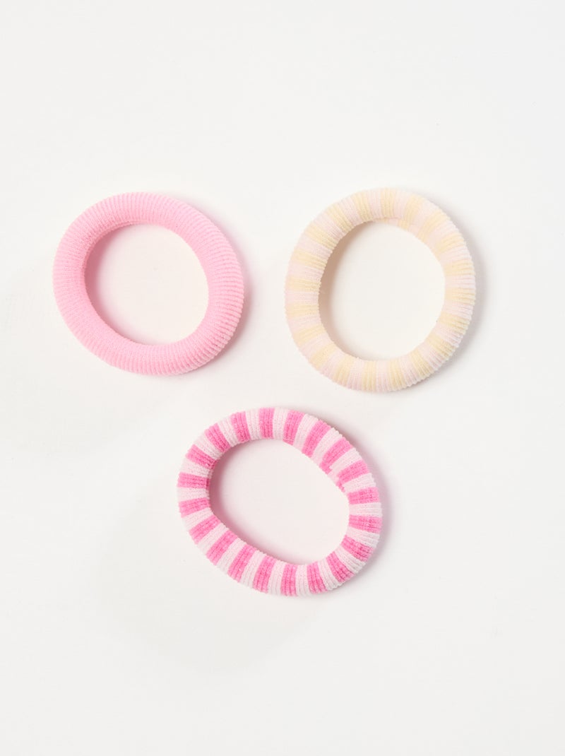 Pack de 3 gomas de espuma Rosa - Kiabi