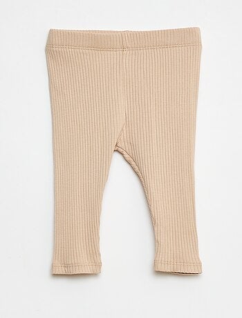 Pack de 3 leggings de canalé
