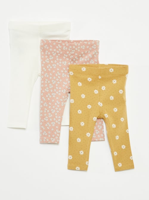 Pack de 3 leggings largos - Kiabi