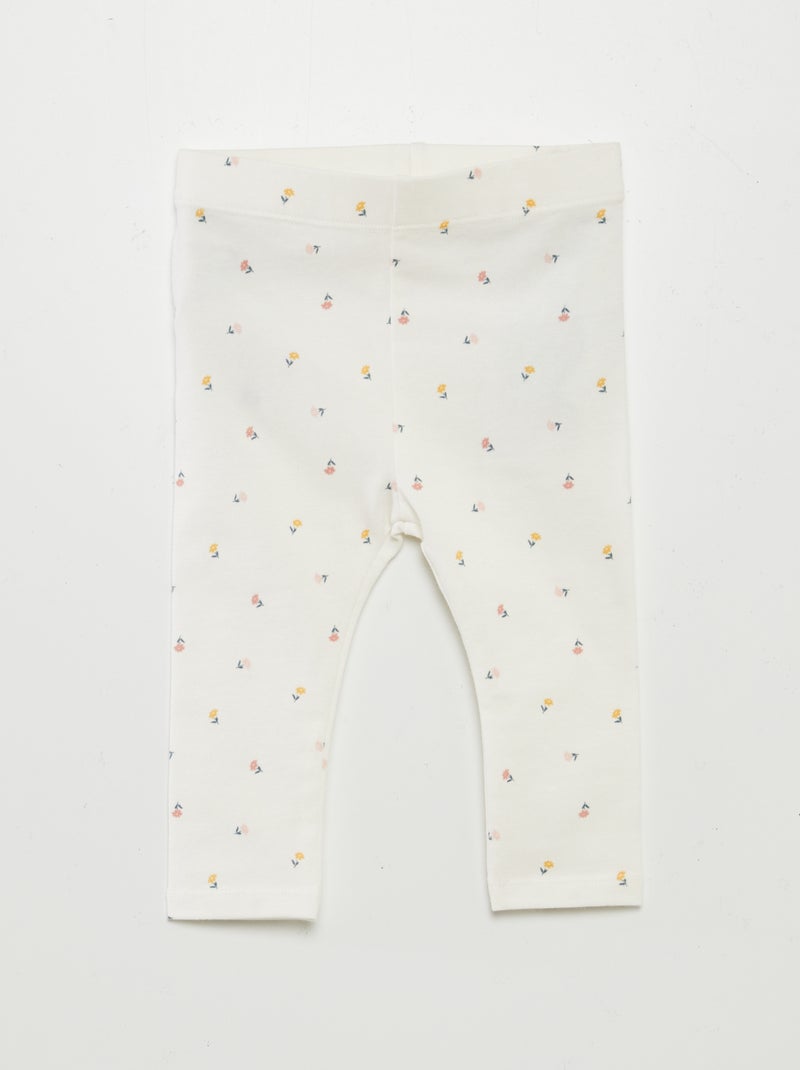 Pack de 3 leggings largos BLANCO - Kiabi