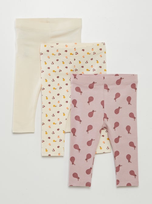 Pack de 3 leggings largos - Kiabi