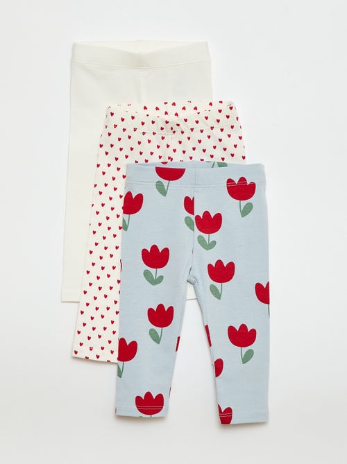 Pack de 3 leggings largos - Kiabi