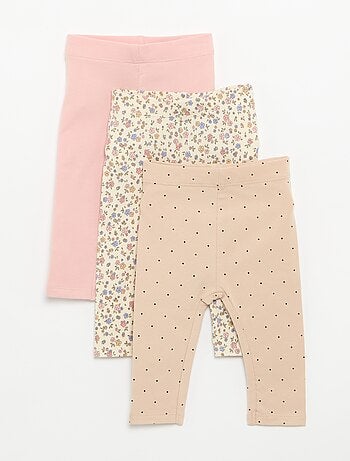 Pack de 3 leggings largos