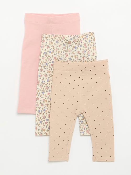 Pack de 3 leggings largos - Kiabi