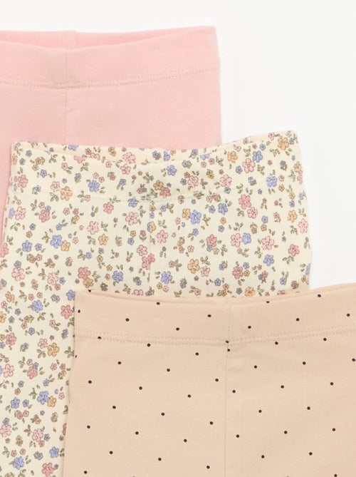 Pack de 3 leggings largos - Kiabi