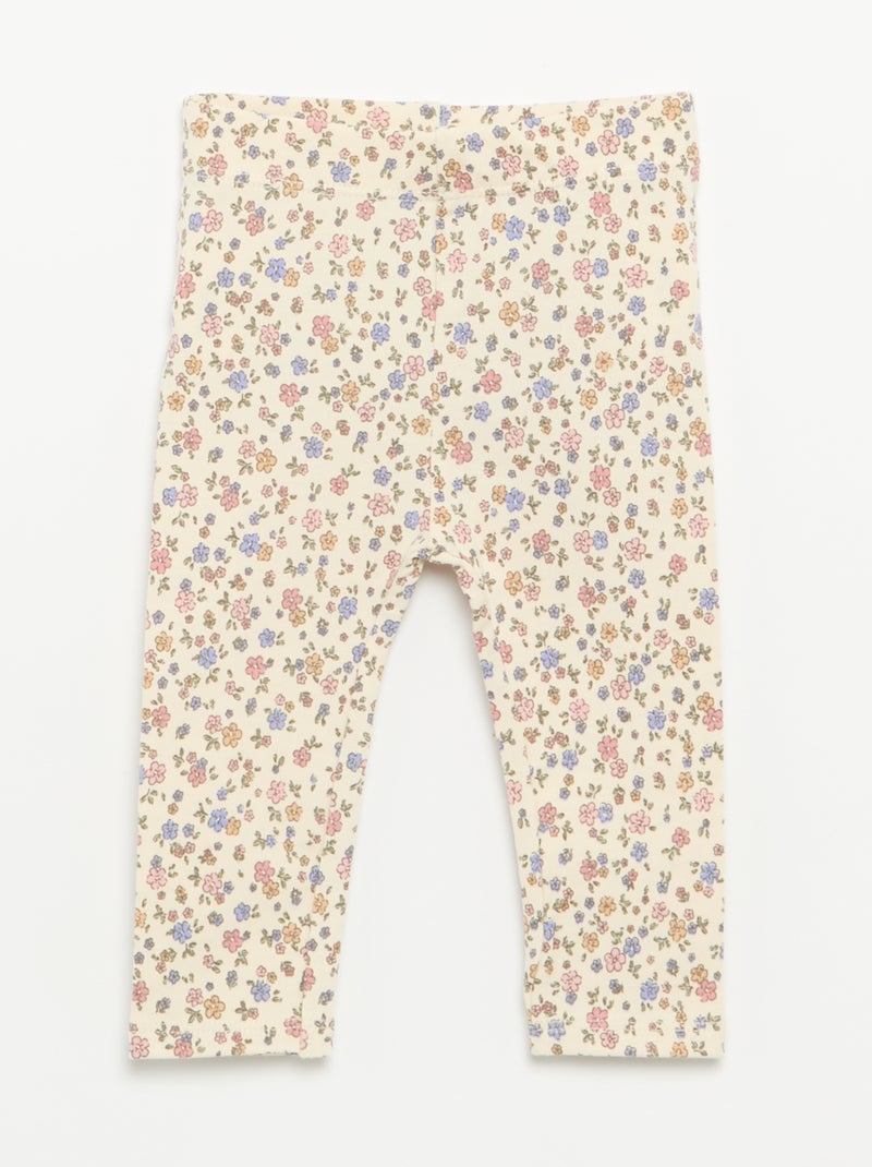 Pack de 3 leggings largos Blanco - Kiabi