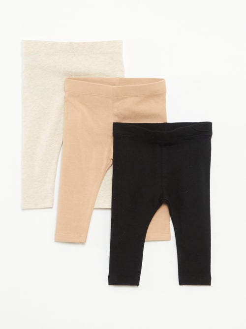 Pack de 3 leggings largos - Kiabi