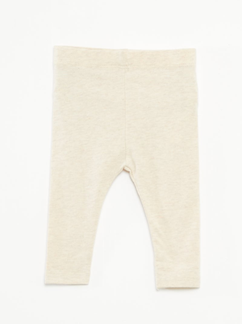 Pack de 3 leggings largos Marron - Kiabi