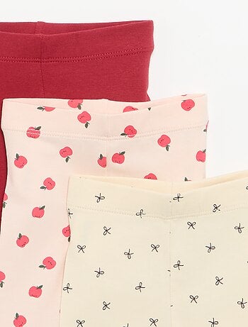 Pack de 3 leggings largos