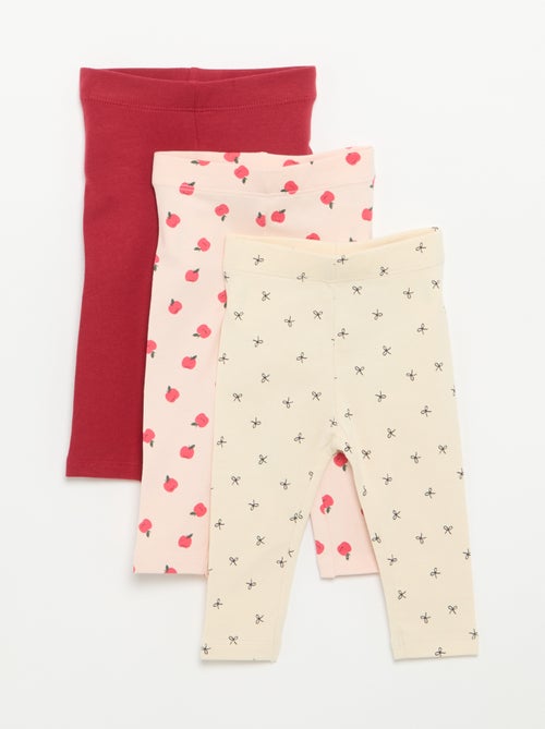 Pack de 3 leggings largos - Kiabi