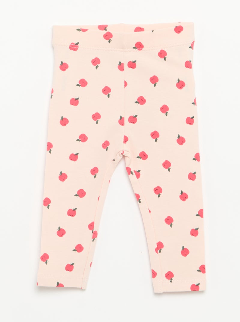 Pack de 3 leggings largos Rosa - Kiabi