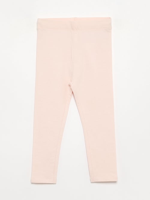 Pack de 3 leggings lisos de jersey - Kiabi
