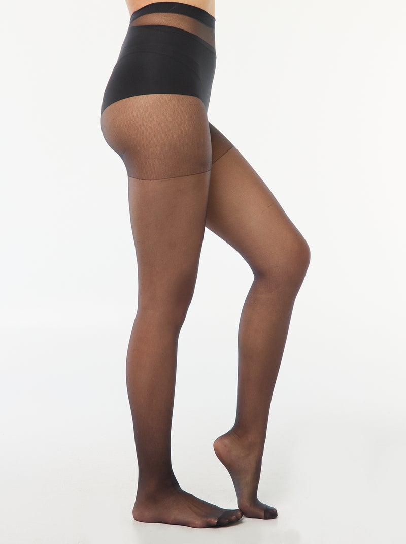 Pack de 3 medias finas 'DIM' 20D Negro - Kiabi