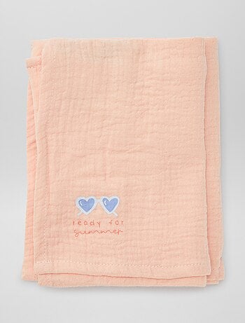 Pack de 3 muselinas - 2 de 60 x 60 y 1 de 100 x 120 cm
