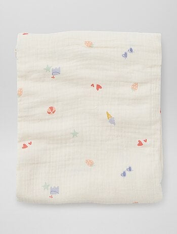 Pack de 3 muselinas - 2 de 60 x 60 y 1 de 100 x 120 cm