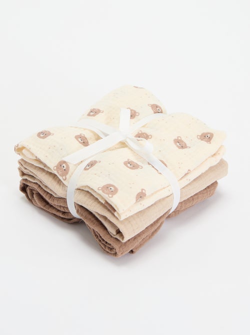 Pack de 3 muselinas - Kiabi