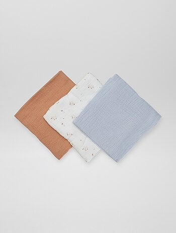 Pack de 3 muselinas para bebé