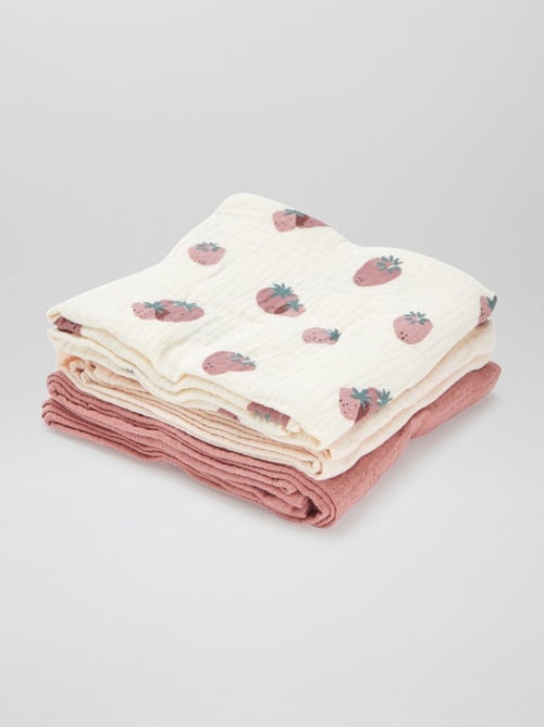 Pack de 3 muselinas - Kiabi