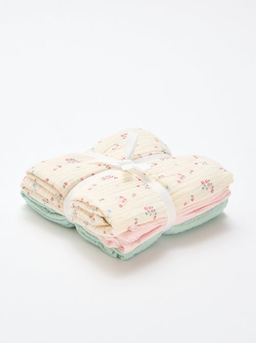 Pack de 3 muselinas - Kiabi Pack de 3 muselinas - Kiabi