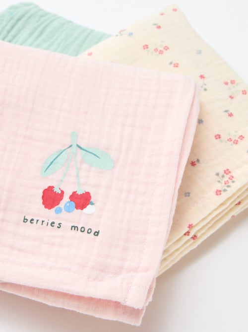Pack de 3 muselinas - Kiabi Pack de 3 muselinas - Kiabi