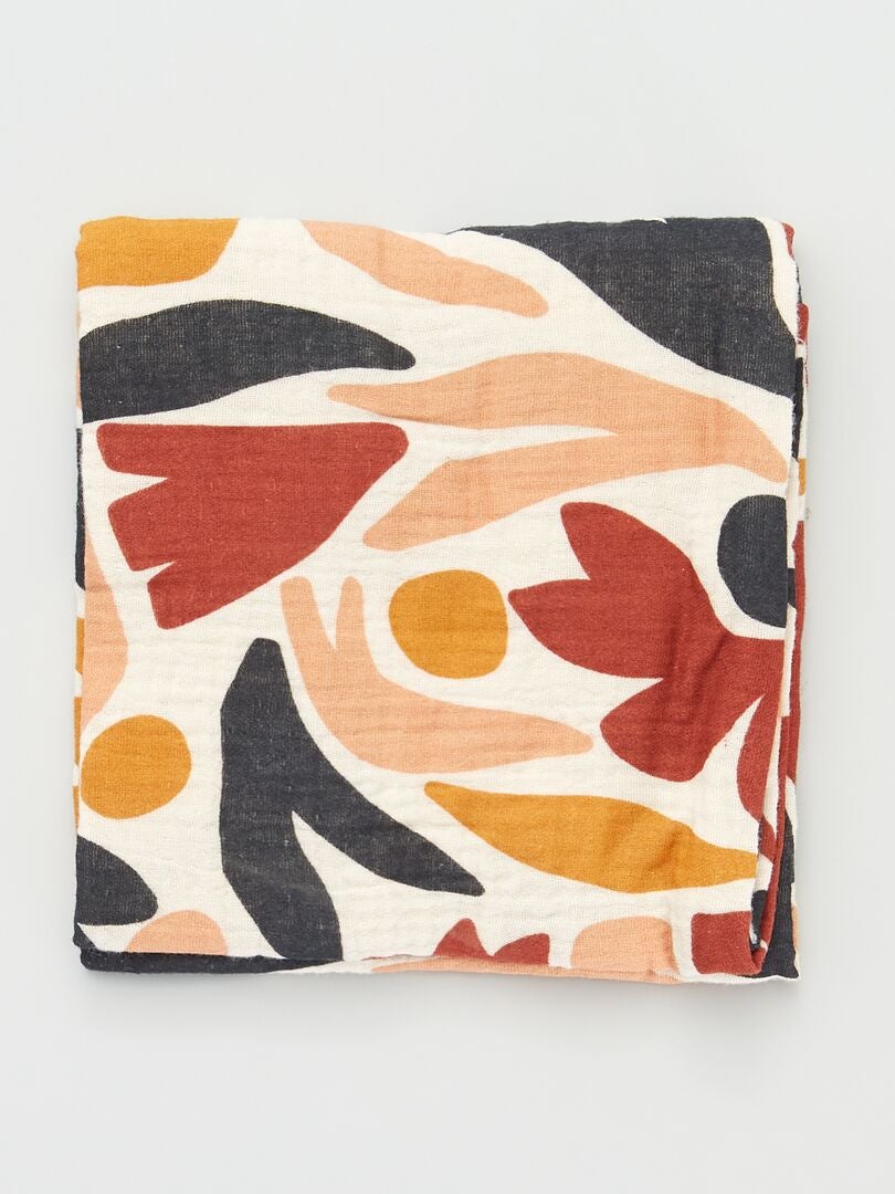 Pack de 3 muselinas con estampados GRIS - Kiabi