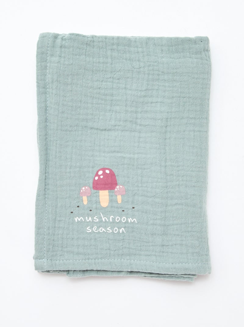 Pack de 3 muselinas de gasa de algodón Blanco - Kiabi