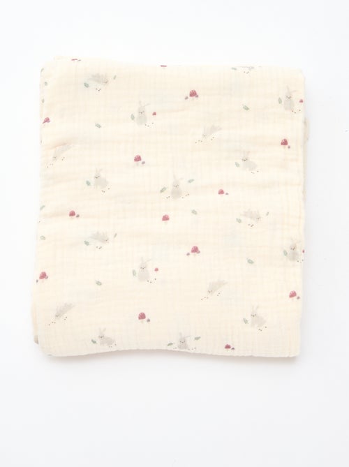 Pack de 3 muselinas de gasa de algodón - Kiabi