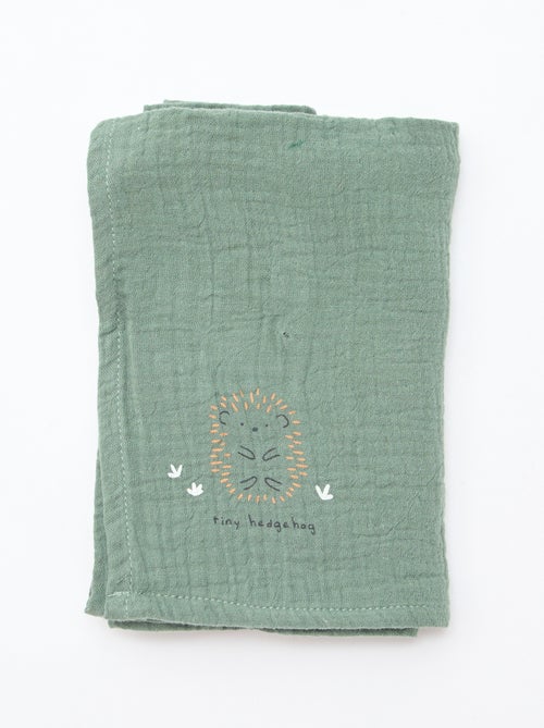 Pack de 3 muselinas de gasa de algodón - Kiabi