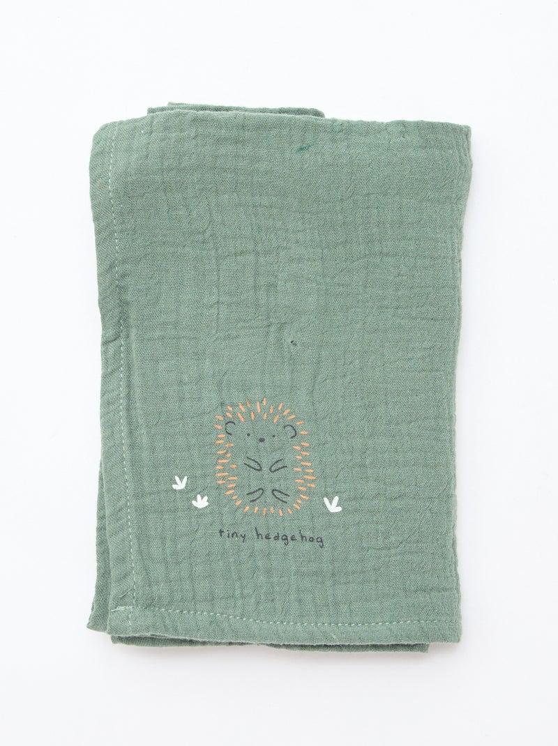 Pack de 3 muselinas de gasa de algodón Blanco - Kiabi