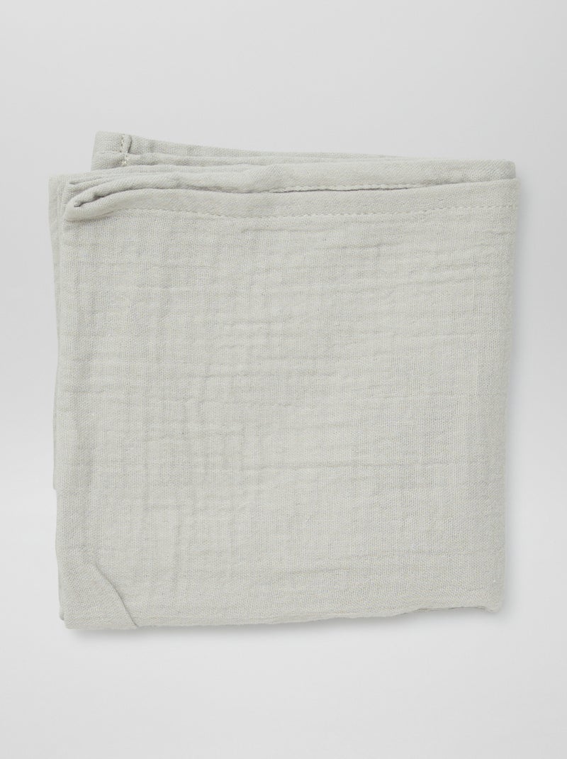 Pack de 3 muselinas estampadas BLANCO - Kiabi