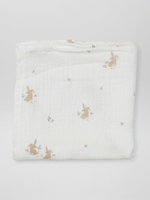 Pack de 3 muselinas estampadas - Kiabi