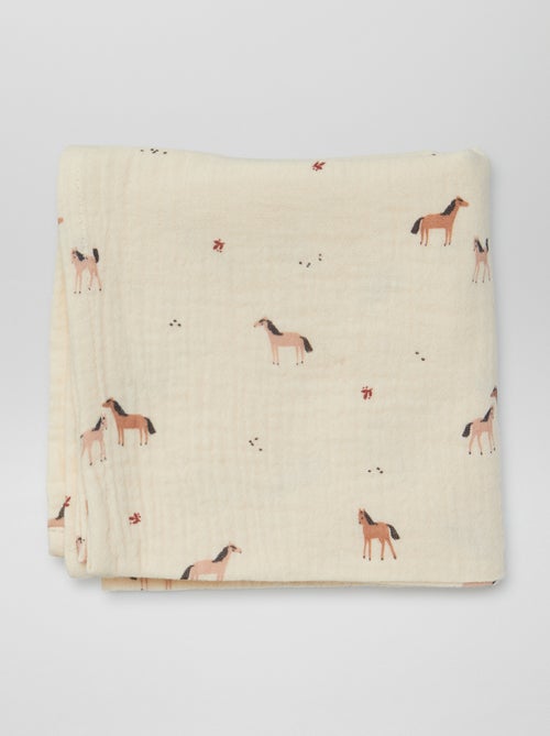 Pack de 3 muselinas estampadas - Kiabi
