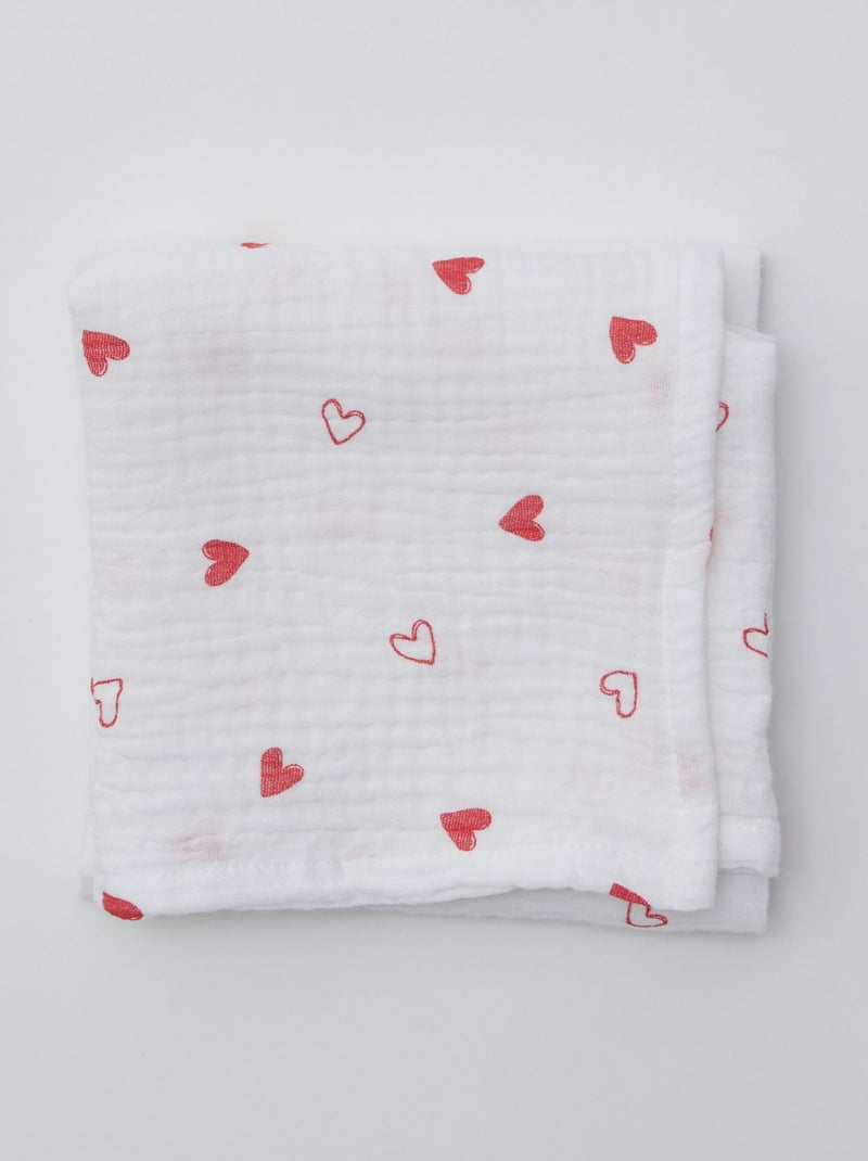 Pack de 3 muselinas para bebé BEIGE - Kiabi