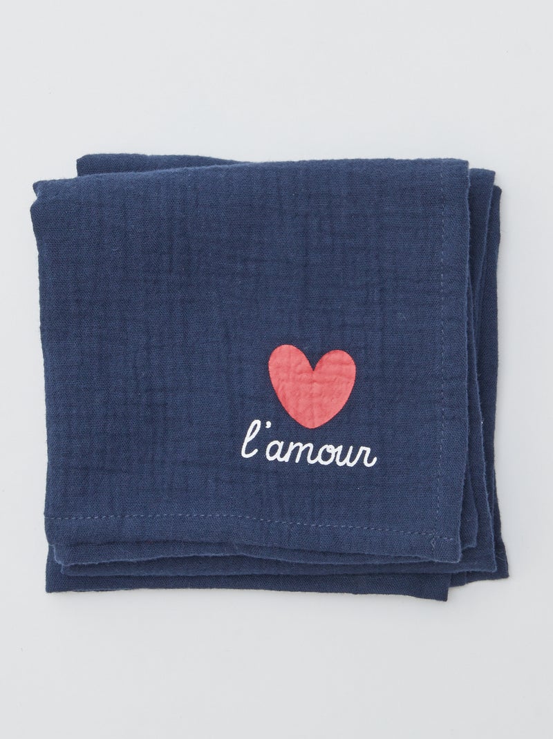 Pack de 3 muselinas para bebé BEIGE - Kiabi