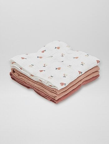 Pack de 3 muselinas para bebé