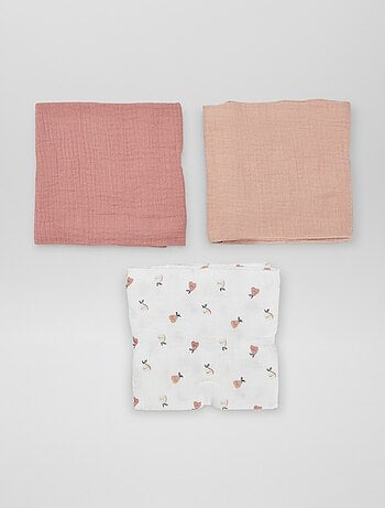 Pack de 3 muselinas para bebé
