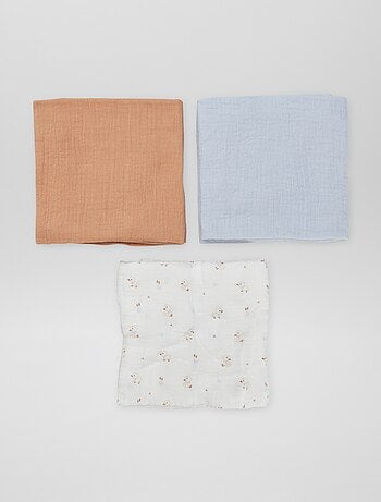 Pack de 3 muselinas para bebé