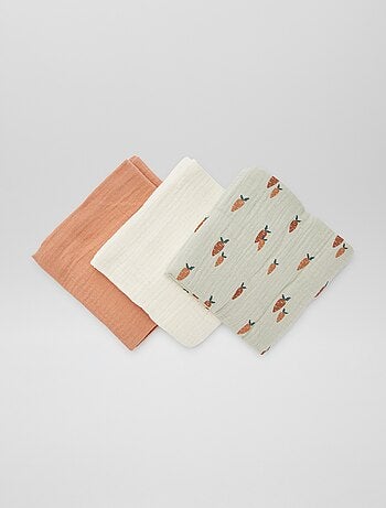 Pack de 3 muselinas para bebé