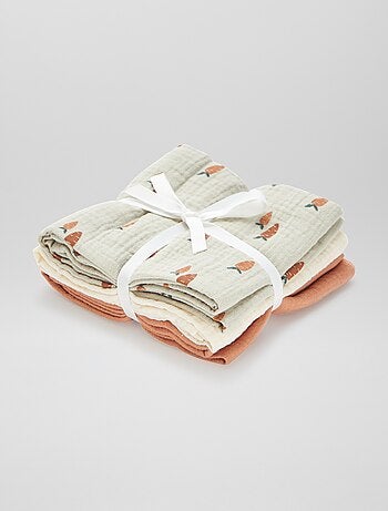 Pack de 3 muselinas para bebé
