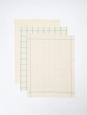 Lote de 3 paños de cocina - Kiabi Home