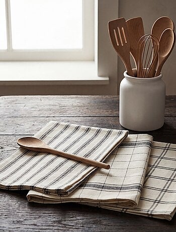 Pack de 3 paños de cocina - Kiabi Home