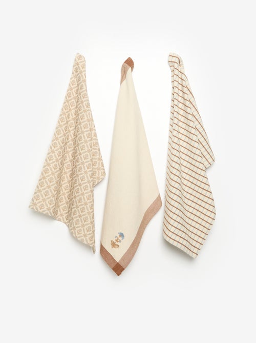 Pack de 3 paños de cocina - Kiabi