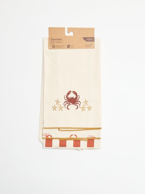 Pack de 3 paños de cocina - Kiabi Pack de 3 paños de cocina - Kiabi