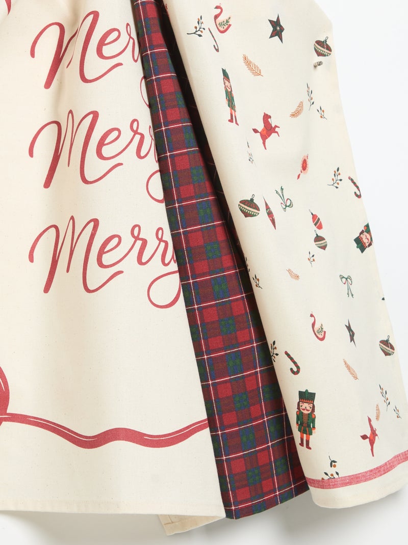 Pack de 3 paños de cocina navideños estampados - KIABI Home Crudo - Kiabi