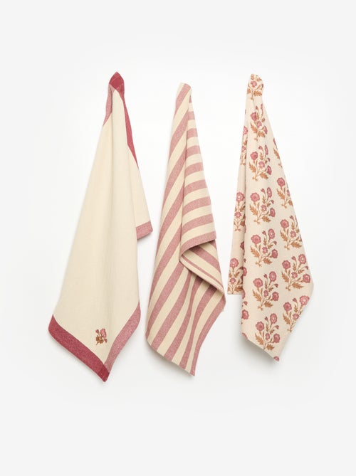 Pack de 3 paños de cocina - Kiabi