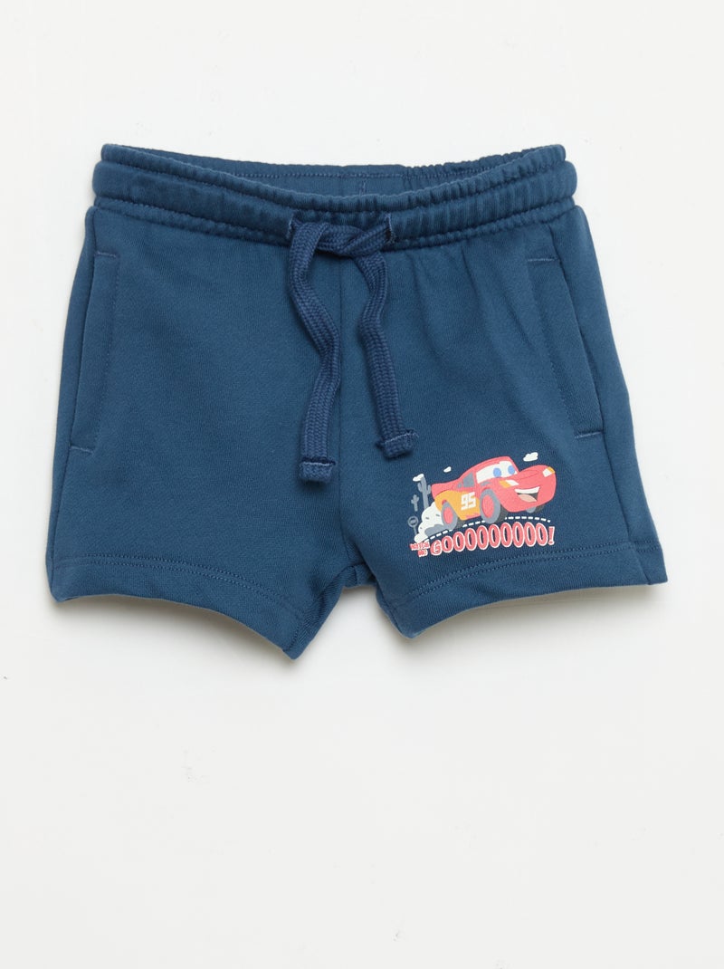 Pack de 3 Pantalón cortos \'Disney\' \'Cars\' Azul - Kiabi