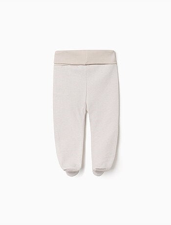 Pack de 3 pantalones con pies de algodón