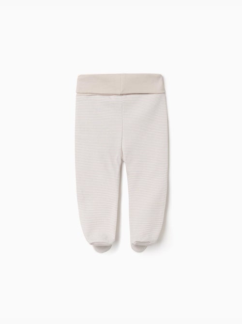 Pack de 3 pantalones con pies de algodón - Kiabi