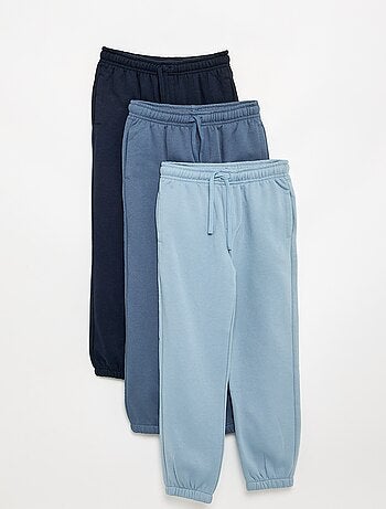 Pack de 3 pantalones de chándal lisos
